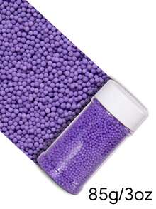 85g/3oz Colorful 2mm Small Pearl Beads For Cake Decoration, Suitable For Decorating Cupcakes, Donuts, Ice Cream And Cakes. Perfect For Bakery Cake Decoration, Birthday Parties, Weddings, Christmas, Halloween And Theme Party Decoration. For Decoration Only, Not Edible - Multicolor - View 8
