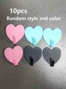Butterfly-Shaped Decorative Wall Hooks In 1/3/5 Packs, No Drilling Required, Minimalist Style. Can Be Used To Hang Keychains, Coats, Towels, Hats, Jewelry, Umbrellas, Etc. Suitable For Living Rooms, Bedrooms, Offices - Pink - View 16