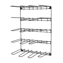 Stable Tool Storage Rack Stable Tack Storage Rack Wall-Mounted Stable Tool Storage Rack - Black - View 5