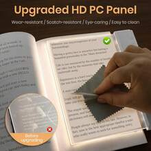 Adjustable LED Reading Lamp, USB Rechargeable Desk Light, Color Temperature Adjustable, Eye-Caring Design, With Bedside Clamp, Button Control, For Indoor Use, ABS Plastic Lampshade, Ideal For Bedtime Reading And Home Study - 3-color Light - View 9