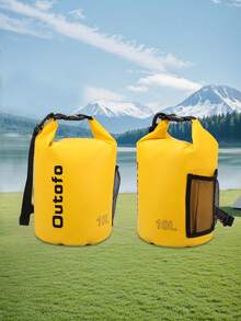 YESPACE 10L/20L/30L 防水防水袋 附側邊網袋，游泳背包，適合漂流、衝浪、徒步、戶外運動、獨木舟、划船、游泳、滑雪裝備 - 彩色 - 查看 9