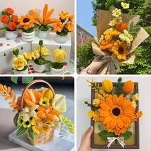 299pcs Pipe Cleaners Craft Set With Tutorial Video, Perfect For Making Flowers, Cheinlle Stem For Craft Work, Artificial Floral Arrangement, Valentine's, Mother'S Day Gifts, Christmas 'S Day Decoration - 3 Colors - View 3