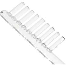 MAGICLULU Peine De Reemplazo Para Instrumento De De Alta Frecuencia Transparente Accesorio Compacto Para Cuidado Capilar Y Alivio Del Cuero Cabelludo - como se muestra - Ver 9