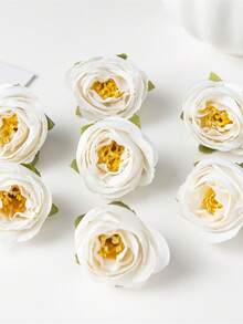 3 Pcs Artificial Roses, Suitable For Wedding Party Decoration, Cake Decoration, Home Living Room Dining Table Decoration, Fake Plants, Autumn Decoration, Room Decoration, Desk Decoration, Garden Decoration And More. - Multicolor - View 10