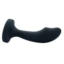 Black Silicone Anal Plug For Women, 3 Sizes, Cute Shark Shaped, Smooth Surface, Crystal Base, Butt Plug, Adult Sex Toy For Men And Women, Anal Training Plug, Anal Dildo, Adult Game Toy - Black - View 3