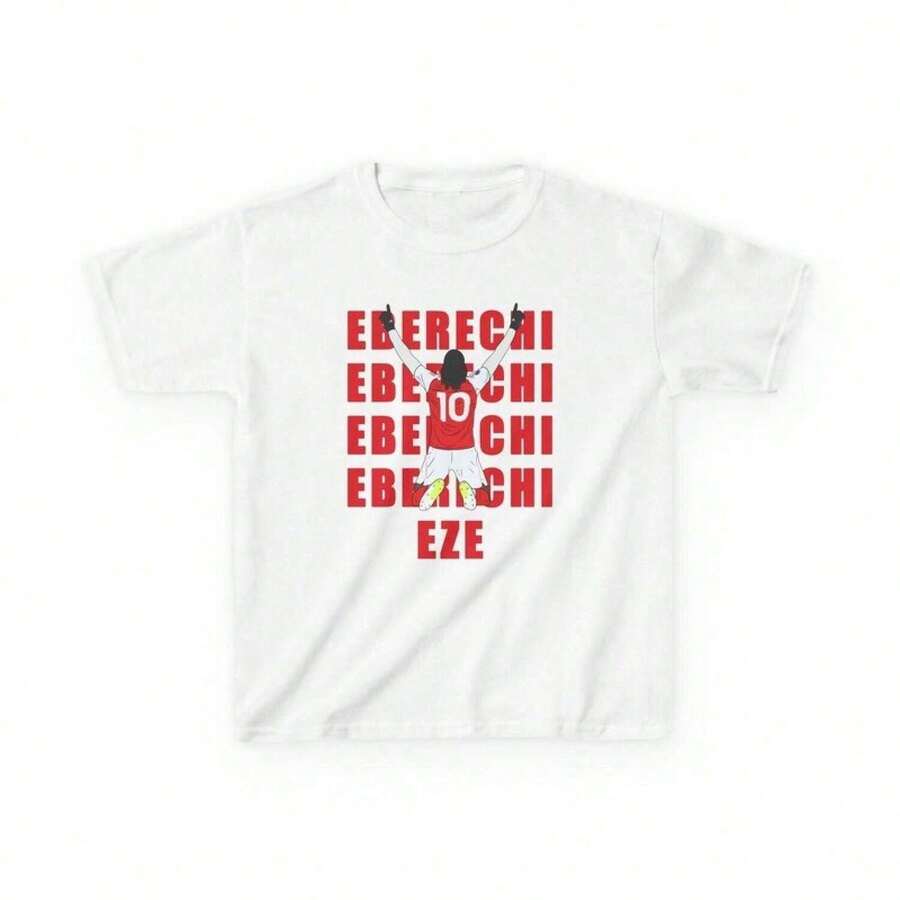 Eze Kids T Shirt - Young Gunners Gift - 黑色 - 查看 1
