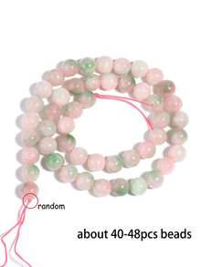 6 8 10mm Natural Datura Jade Agate Beads Round Agate Accessories Energy Stones For Girls For Mala Yoga Jewelry Making Keychain Making Supplies - Multicolor - View 11