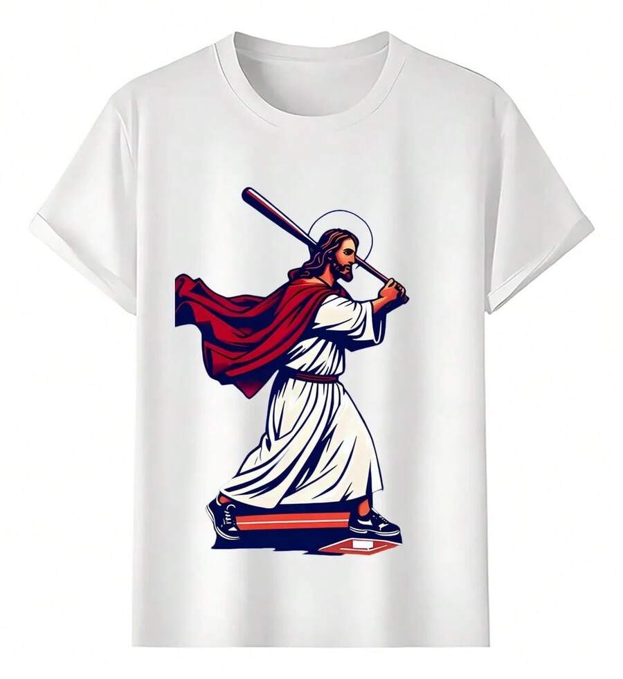 Playeras Jesús Bateo Béisbol - Blanco - Ver 1