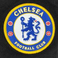 Chelsea FC Mens Crest Polo Shirt - 黑色 - 查看 2