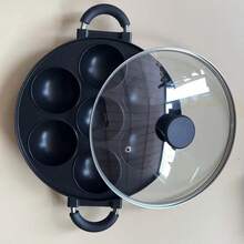 1pc Multi-Functional 7-Hole Octopus-Shaped Mold, Egg Cake Mold And Multi-Functional Non-Stick Kitchen Cooking Pot, Easy To Clean And Space-Saving Design - Perfect For Home Cooking And Outdoor Activities - View 13