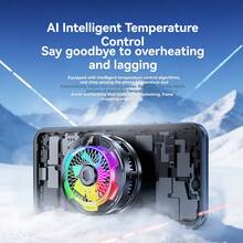 Pendingin Ponsel K53 Baru dengan Klip Belakang Magnetik, Radiator Pendingin Semikonduktor Universal untuk Android Gaming, Kompatibel dengan 17 16 15 14 inci - MultiWarna - View 3