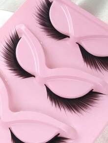5 Pairs Of New Fox/Cat Eye False Eyelashes, Create Captivating Makeup, Naturally Curled And Lengthened, Sexy Lashes To Enhance Your Charm - Black - View 4