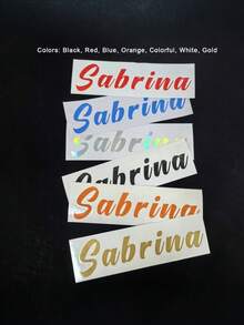 1/5/10PCSCustomized Name Labels,Stickers, Available In Multiple Sizes,Colors, Reusable, Waterproof & Tear-Resistant, Suitable For Personal Items, Glassware, Paper Cups, Rolls, Balloons, Calligraphy Stickers, Gift Box Decoration, Back To School Season - Multicolor - View 6