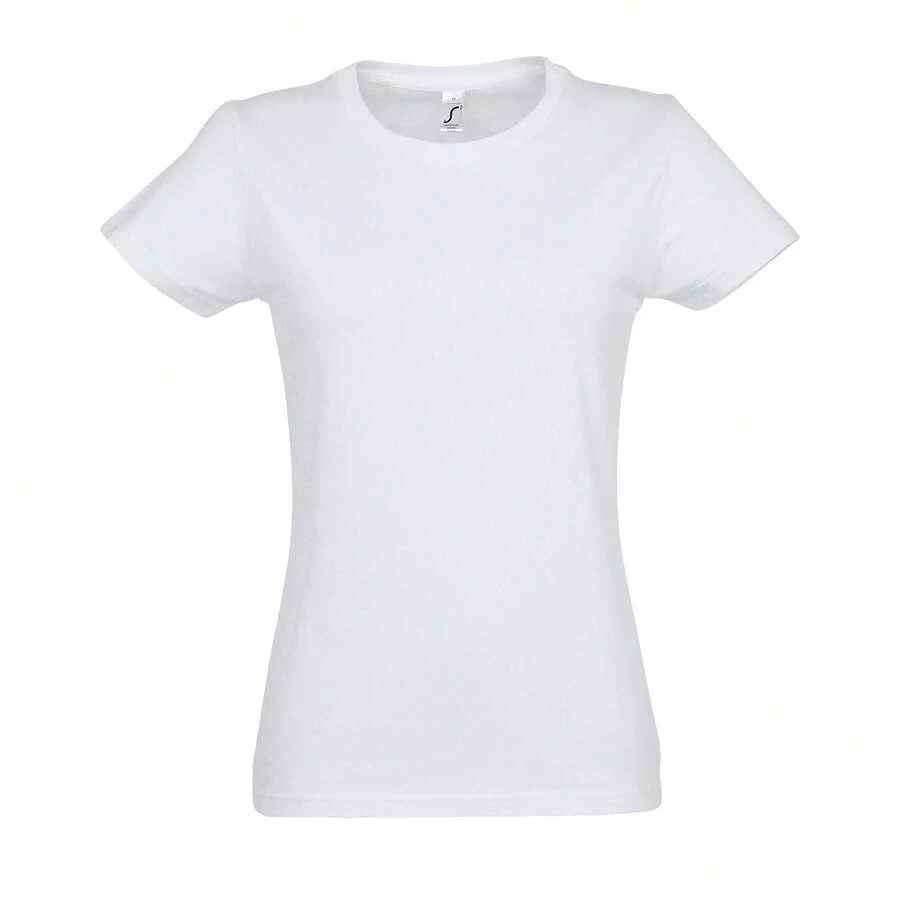 SOLS Womens/Ladies Imperial Short-Sleeved T-Shirt - White - View 1
