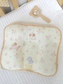 1 buah Bantal Bayi Baru Lahir Lembut, Bernapas, dan Anti-Kepala Datar, Usia 0-3 Tahun - MultiWarna - View 10