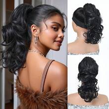 Elegant Claw Clip Ponytail - Short Curly Wavy Style, Synthetic Hair Extension, Fashionable Daily Wear, Easy To Use, Suitable For Various Occasions, Stylish Party Gift, Y2K Fashion - Multicolor - View 4