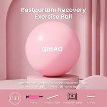 Yoga Ball Pilates Small Ball For Postpartum Core Repair And Pelvic Floor Muscle Training High-Elasticity Anti Slip Surface - Pink - View 5
