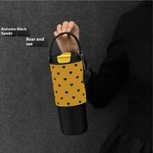 25oz/750ML 不鏽鋼夏季水壺 - 雙層真空保溫杯，附防漏蓋與手把，適用於車上、辦公室、露營咖啡杯 - 旅行杯，女性保溫杯，理想的節日禮物 - 彩色 - 查看 11