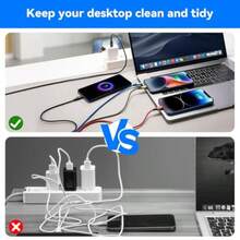 MINLU 6in1 充電ケーブル 充電コード タイプc 3M 4台同時充電 usb a c 変換 充電器 type c/Lightning 2つ /micro usb ケーブル あいふおん充電コード  17/16/15/14 Pro Max/iPods Air/iPad Pro/-ブラック充電ケーブル   充電器　 - 3M - チェックする 6