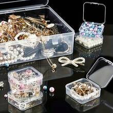 1/30/31PCS Multi-Compartment Transparent Storage Box, Removable Dividers, Jewelry & Parts Organizer, High Aesthetic, Large Capacity, Christmas Decorations, Christmas, Halloween, Suitable For Vanity, Drawer Storage, Home Organization - 31 Pieces (30 Small Boxes + 1 Large Box) - View 3