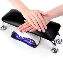 1pc Nail Hand Rest Pad, Suitable For Acrylic Nails, Ultra-Fine Fiber Leather Nail Hand Rest Pad, Soft Hand Pillow Foot Stool, With 4 Stainless Steel Support Frames, Thickened Sponge Nail Pillow, For Nail Artists - PU Nail Armrest - View 16