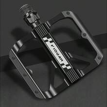 1PC Mountain Bike Aluminum Alloy Pedal With Dual DU Bearings, Anti-Slip Wider Pin Pedal For Cycling Accessories - Multicolor - View 12