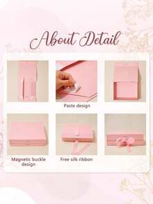 1 pieza - Caja de regalo con cinta personalizada con nombre, caja de regalo plegable, caja de regalo magnética, caja de regalo de boda, caja de regalo nupcial con nombre personalizado, tapa de caja de regalo personalizada y cinta de regalo, regalos de boda personalizados y regalos nupciales con diseño personalizado, diseña tu propio B - Multicolor - Ver 6
