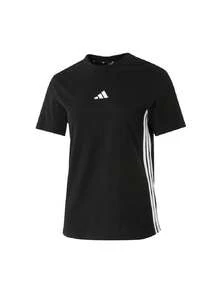 Adidas Women's Classic 3-Stripes Pure Sports Short Sleeve T-Shirt & Tank Top W 3S SJ T JD0846 - Black/white - View 4