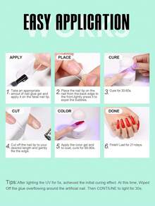 TOMICCA 2PCS 15ml Nail Glue FOR NAIL TIPS – Fast-Curing Under LED/UV Lamp, Soak-Off Removable, Long-Lasting Adhesive For Nail Art & DIY Home Salon - NAIL GLUE*2-15ml - View 5