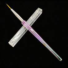 奢華幻彩美甲工具 15mm 極細勾線刷 用於法式指尖勾勒 - 彩色 - 查看 8