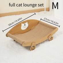 Cat Bed Integrated Sisal Woven Scratching Nest, Scratch-Resistant No-Shedding Sofa Cat Claw Nest, Anti-Scratch Cat Lounger, Pet Home Toy - Multiple Specifications - View 14