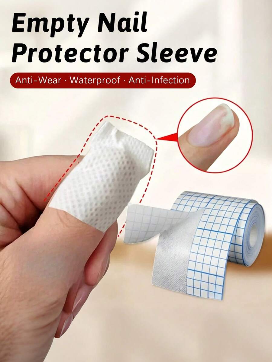 Nail Protection Patch, Breathable Tear-Off Wound Protection Sticker, Manicure Protection Tool - Multicolor - View 1