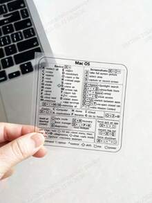 1pc/2pcs Transparent PVC Keyboard Cover Film | Suitable For Quick Reference/Word/Excel/Windows Shortcuts, Improve Office Efficiency - Office Software Shortcut Guide Sticker - View 2