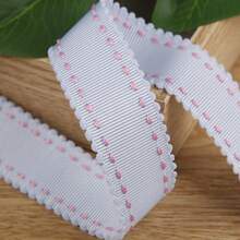 Wavy Scalloped Dotted Ribbed Webbing DIY Hair Accessories Floral Packaging Ribbon Clothing Hat Bow Ribbon - Multicolor - View 7