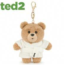 Pendentif en peluche d'ours TED2, porte-clés mignon de dessin animé, breloque de sac, ornement de sac à dos, poupée en peluche, cadeau d'anniversaire pour filles - Multicolore - View 17