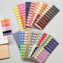 5200/4000/3600/2400/1600/800/200片裝 多色細長可書寫索引貼紙，半透明防水頁標記，適用於學生辦公室日記、返校、畢業與教師感謝文具禮品 - A - 查看 5