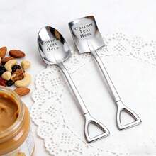 Personalized Engraved Ice Cream Scoop, Name Dessert Spoon, Fun Sentimental Custom Gift For Dad, Mom, Grandpa - Multicolor - View 7