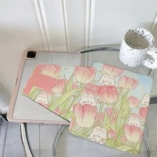 1個書本式支架保護平板電腦保護殼，相容 A16 2025、 Galaxy Tab S9 FE/S8 Plus/S7/S10、Oppo Pad、 Matepad、Vivo Pad、Honor Pad、 Xiaoxin Pad - 彩色 - 查看 2