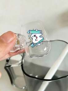 Cartoon Toothbrush Holder - Cute Design For Travel And Home Storage With Transparent Lid, Compact And Portable Design Easy To Carry, Protects Toothbrush Head, Dual Drainage And Ventilation Function, Suitable For Home, Dorm And Travel Use | Cute Toothbrush Head Storage Box Suitable For Bathroom Storage, Suitable For Home And Dorm Use - Multicolor - View 11