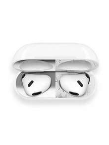 1/2/3/4/5 Stück Metall-Staubschutz-Aufkleber Schutzhülle, mit Verpackung, kompatibel mit AirpodsPro 2 1 AirPods3/4/Pro3 - Silber - Übersicht 4