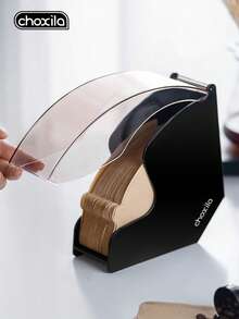 choxila 1pc Coffee Filter Paper Holder With Dust Cover, Coffee Filter Paper Storage Box, Coffee Filter Paper Dispenser, Suitable For Coffee Shop, Home, Office, Can Hold 200 Cone-Shaped Coffee Filters - Filter Paper Box - View 4