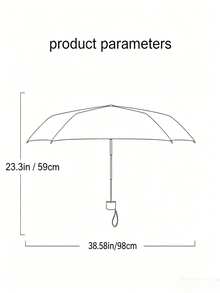 1 pieza Paraguas mágico que cambia de color, el patrón floral aparece cuando se moja, paraguas mini portátil plegable con protección UV contra el sol y la lluvia, adecuado para viajes, vacaciones y desplazamientos diarios - Multicolor - Ver 10