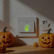 1pc Luminous Indicator Button Sticker, DIY Home Decor, Suitable For Bedroom Living Room Bathroom Switch Decoration And Beautification - Glow-in-the-dark Stickers - View 4
