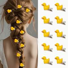 Cartoon DIY Mini Yellow Duck Hair Clip, Cute Personalized Duckling Hair Clip - Cartoon - View 4