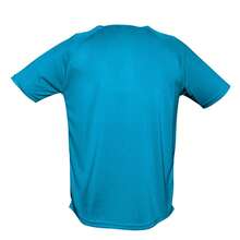 SOLS Mens Sporty Short Sleeve Athletic Sport Performance T-Shirt - Aqua - View 2