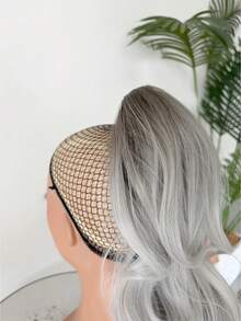 32英吋自然波浪馬尾接髮，柔軟自然，耐熱合成纖維，適合女性日常使用 - 彩色 - 查看 5