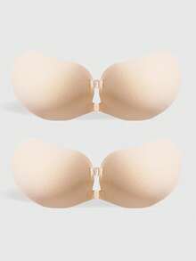 Push-Up Invisible Bra - Strong Support, Seamless Design, Lightweight And Comfortable, Naturally Lifts Breasts And Provides Excellent Support. - Apricot - View 11