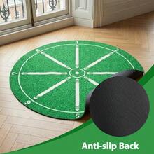 Non-Slip Football Footwork Agility Training Mat With Grip Socks, Indoor Soccer Ball Control Practice Equipment - Green - View 4