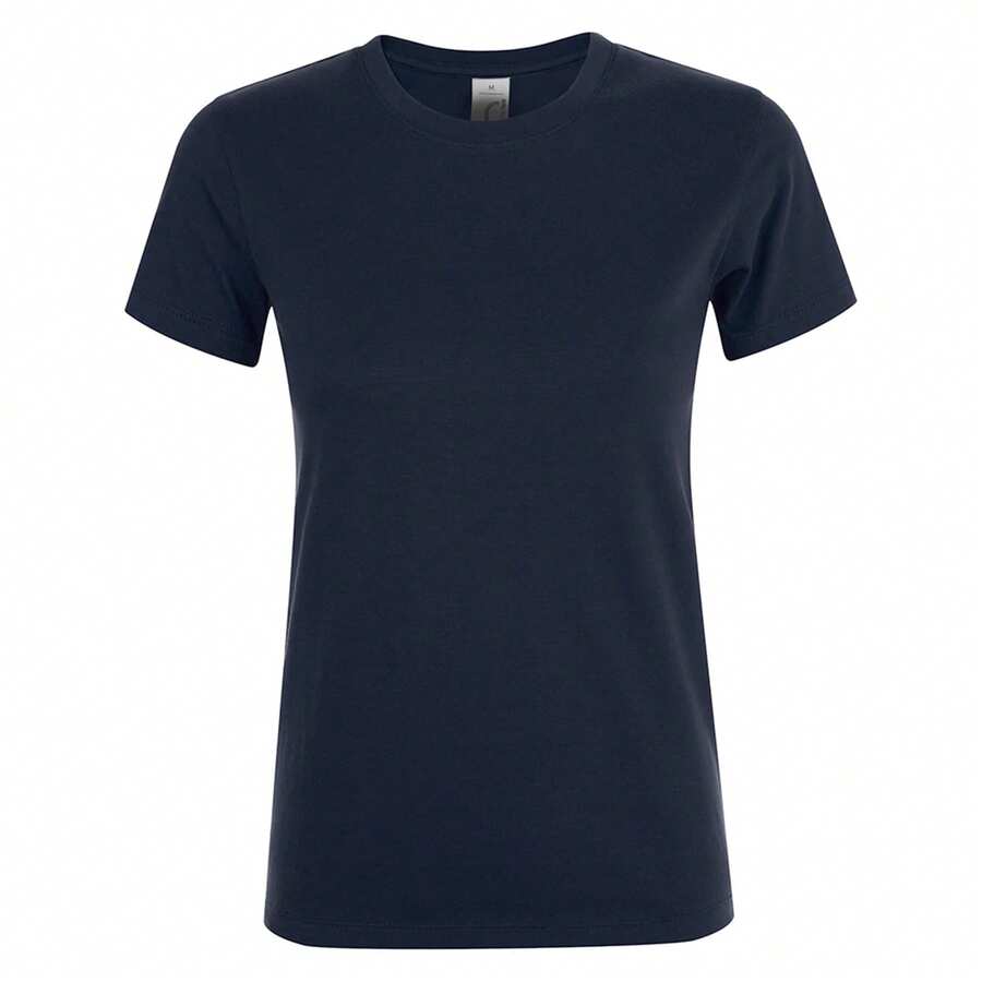 SOLS Womens/Ladies Regent Short Sleeve T-Shirt - Navy - View 1