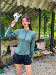 Women Bikini Sets - Green - View 4